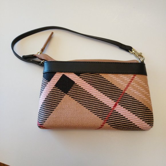 Spartina 449 Tan and Black Mini Bag - Picture 3 of 4